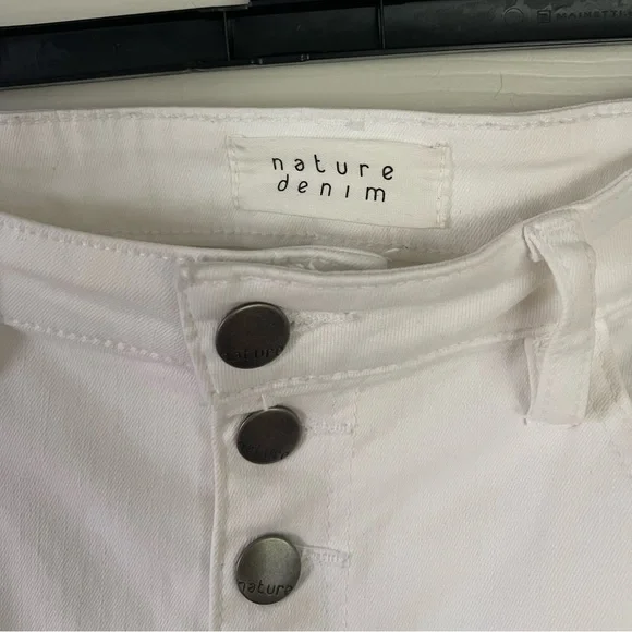 Pink Lily white jeans NWOT - Picture 4 of 6